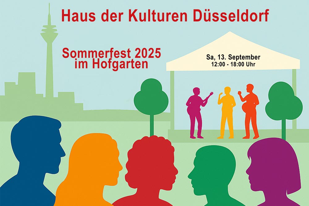 Sommerfest_Haus der Kulturen_2 Plakat Sommerfest 2025